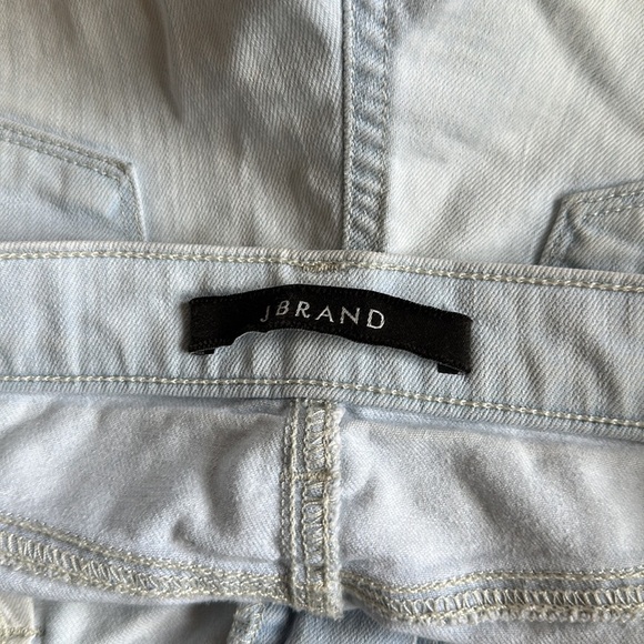 J Brand Cut Off Shorts Addicted Light Wash Denim Raw Hem 25 - Picture 6 of 8